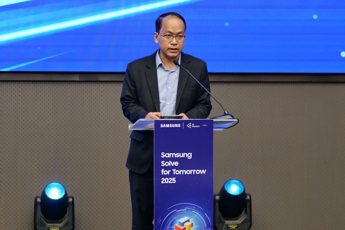 Hai dự án ứng dụng AI và công nghệ thể thao giành giải Nhất Samsung Solve for Tomorrow 2025 Hai dự án ứng dụng AI và công nghệ thể thao giành giải Nhất Samsung Solve for Tomorrow 2025