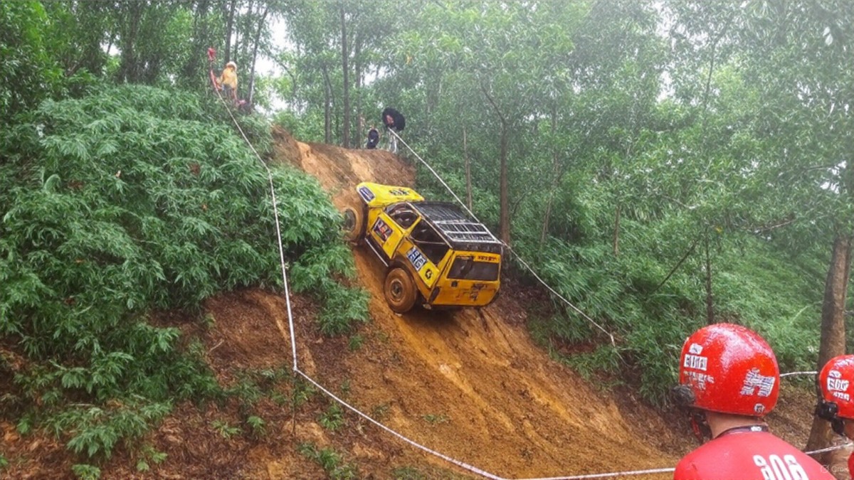 PVOIL VOC 2025: Đường thi số 20, nơi dốc cao thách thức các đội đua