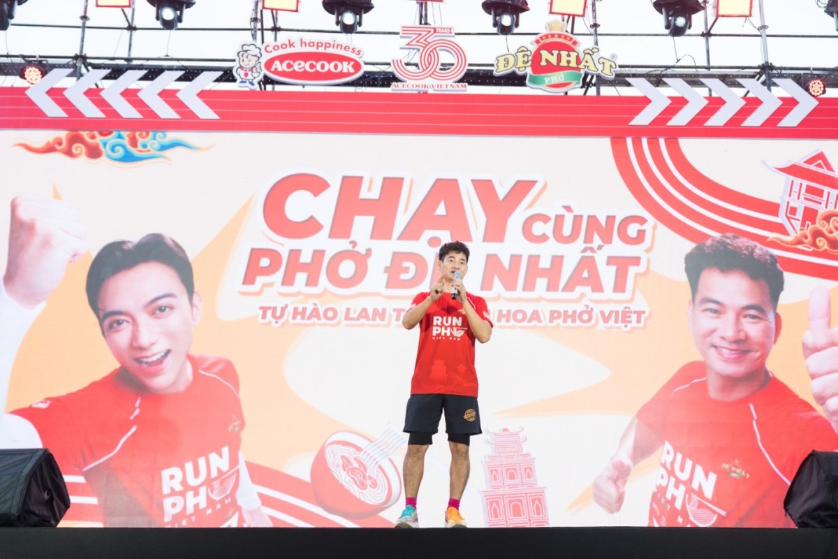 Hơn 3.000 người tham dự 'Chạy cùng Phở Đệ Nhất - Tự hào lan tỏa tinh hoa phở Việt'