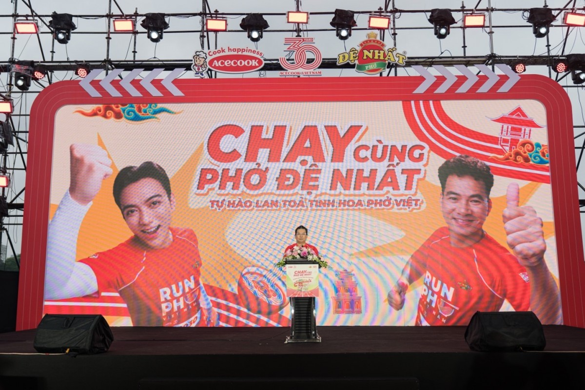 Hơn 3.000 người tham dự 'Chạy cùng Phở Đệ Nhất - Tự hào lan tỏa tinh hoa phở Việt'
