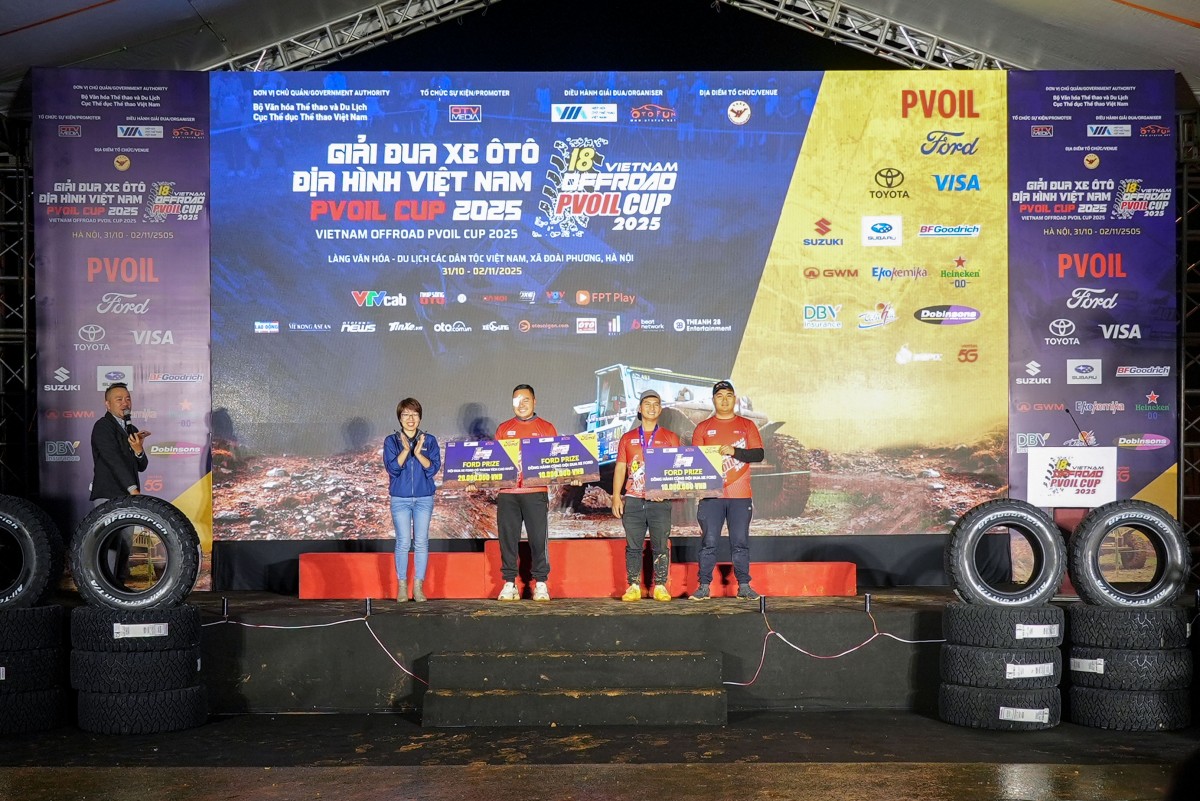 Bế mạc giải đua xe ô tô địa hình PVOIL VOC 2025. Bế mạc giải đua xe ô tô địa hình PVOIL VOC 2025.