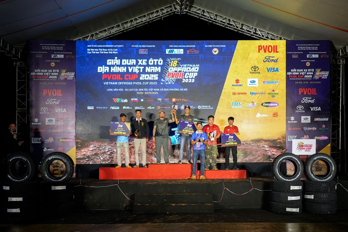 Trao giải Hạng SUV Nâng cao. Nguồn: BTC Trao giải Hạng SUV Nâng cao. Nguồn: BTC