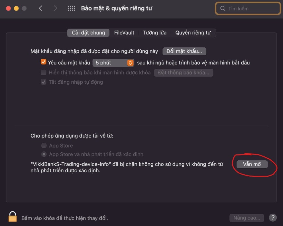 Hướng dẫn cài đặt và sử dụng phần mềm VGAIA Security của VikkiBankS trên Windows, MacOS