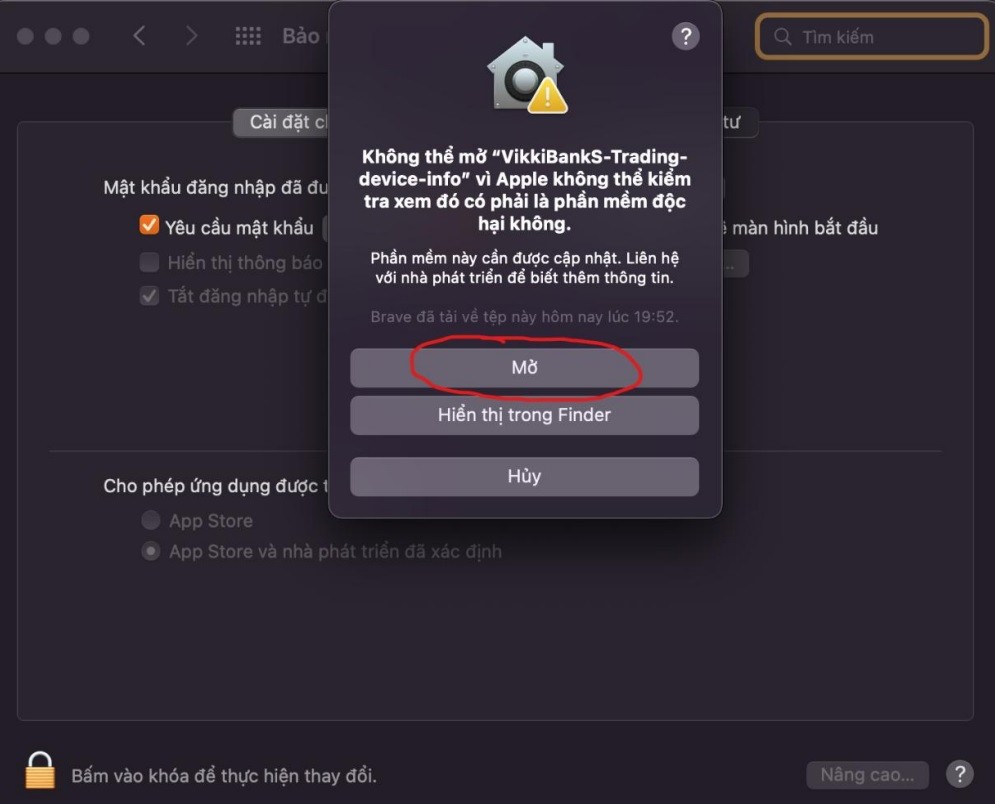 Hướng dẫn cài đặt và sử dụng phần mềm VGAIA Security của VikkiBankS trên Windows, MacOS
