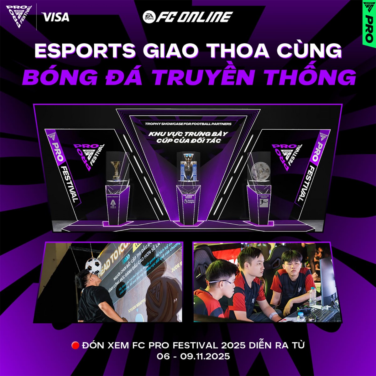 Sự giao thoa bóng đá truyền thống và Esport