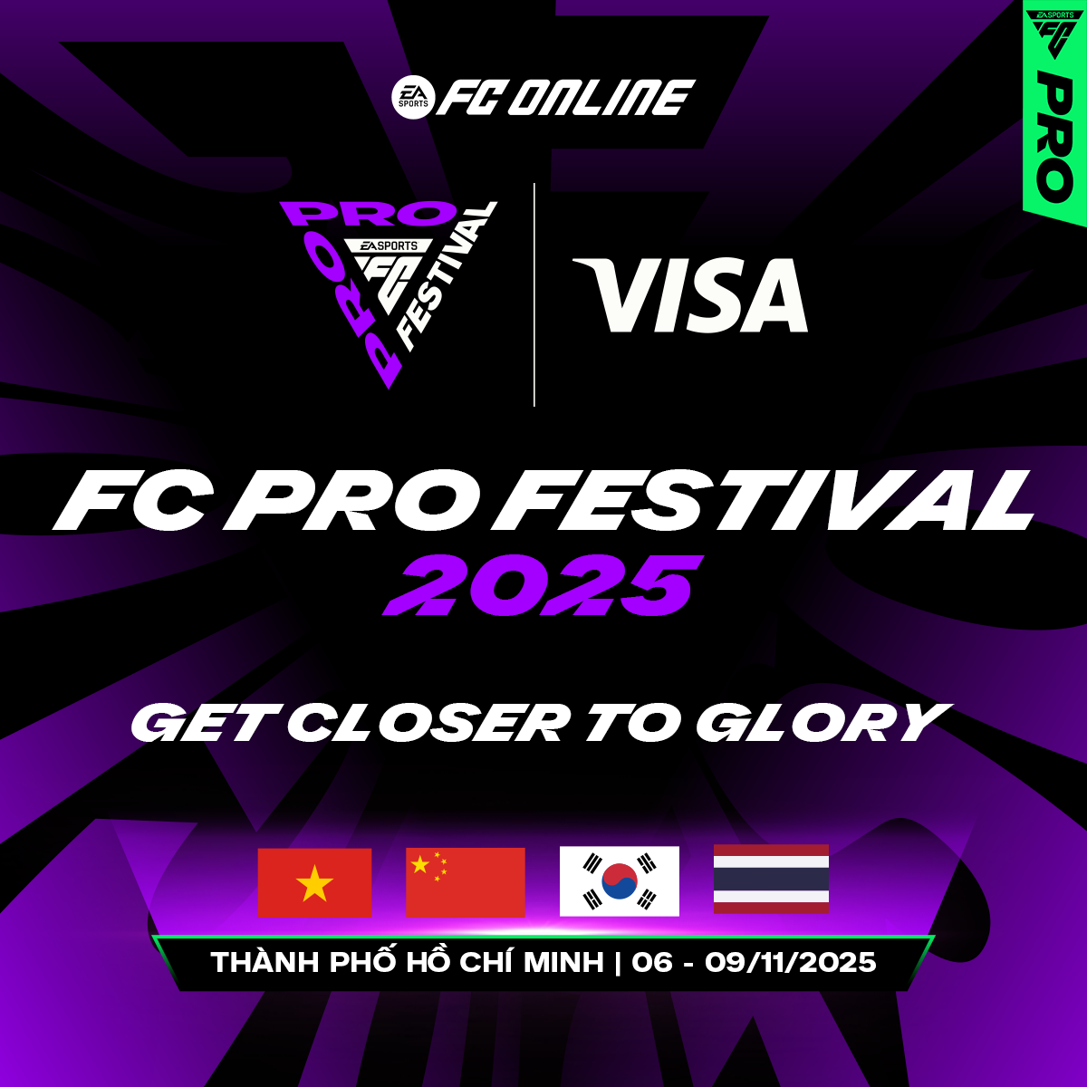 FC Pro Festival 2025, giải đấu Esports đẳng cấp thế giới sẽ đến với TP.HCM
