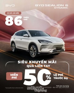BYD Việt Nam triển khai ưu đãi đặc biệt 
