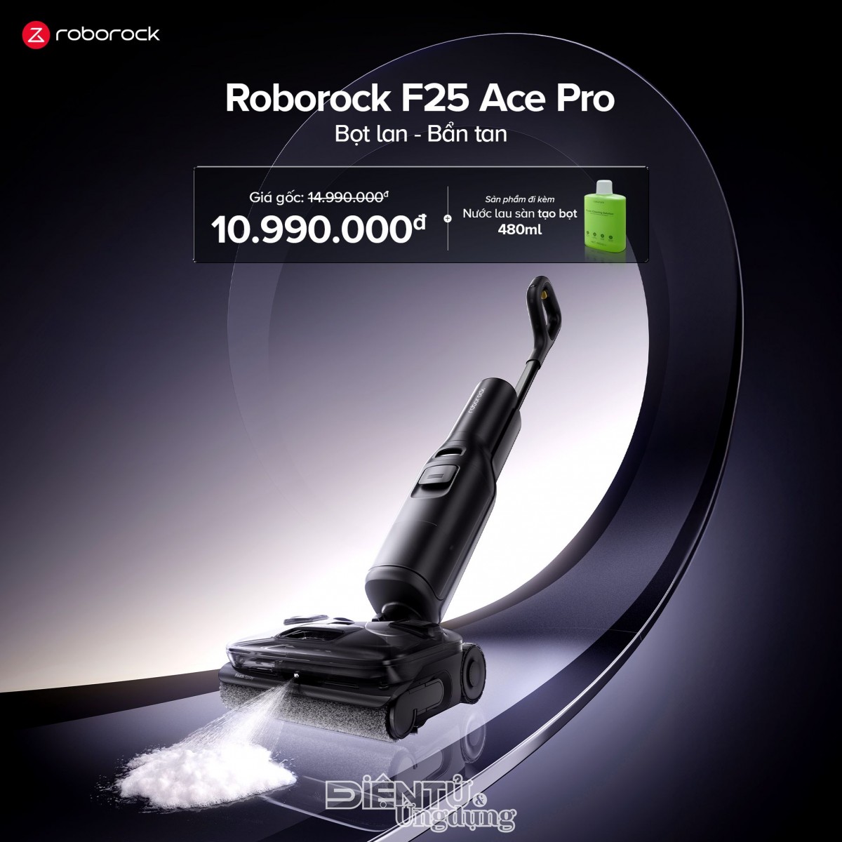 Roborock ra mắt máy hút bụi lau nhà Roborock F25 Ace Pro