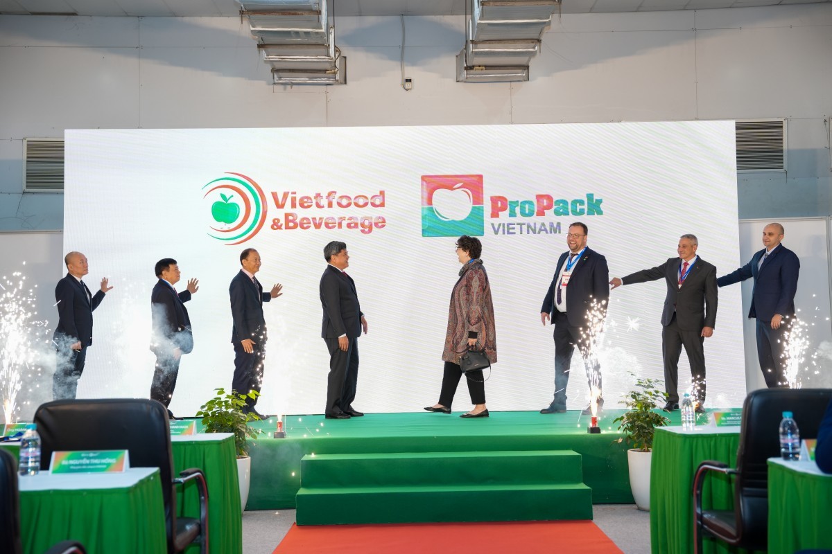 Vietfood & Beverage - Propack Vietnam 2025 khai mạc tại Hà Nội, quy mô hơn 400 gian hàng