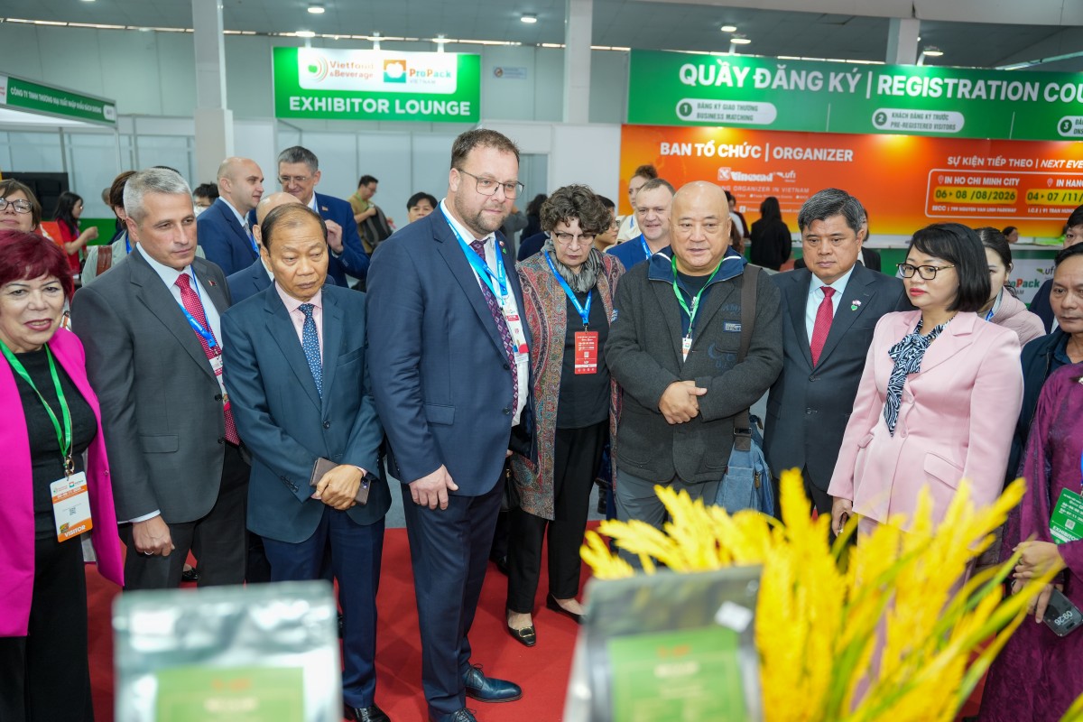 Vietfood & Beverage – Propack Vietnam 2025 khai mạc tại Hà Nội, quy mô hơn 400 gian hàng