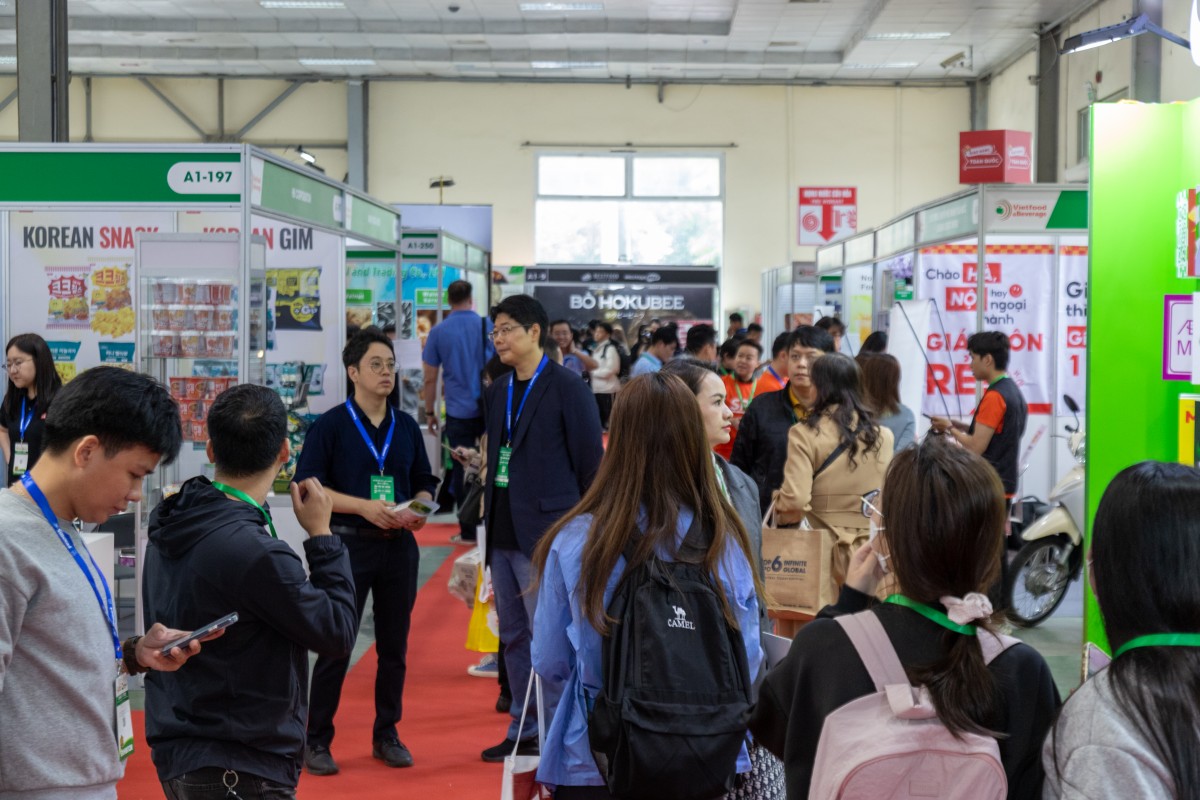 Vietfood & Beverage – Propack Vietnam 2025 khai mạc tại Hà Nội, quy mô hơn 400 gian hàng