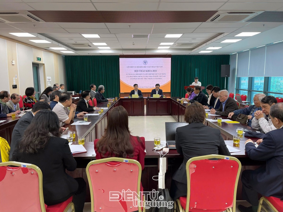 Quang cảnh Hội thảo “Sự tham gia, phối hợp của Liên hiệp Hội Việt Nam trong các hoạt động chung của Mặt trận Tổ quốc Việt Nam giai đoạn 2015-2025 – thực trạng và giải pháp” Quang cảnh Hội thảo “Sự tham gia, phối hợp của Liên hiệp Hội Việt Nam trong các hoạt động chung của Mặt trận Tổ quốc Việt Nam giai đoạn 2015-2025 – thực trạng và giải pháp”