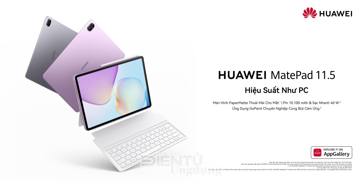Cận cảnh HUAWEI MatePad 11.5 PaperMatte Mới vừa ra mắt