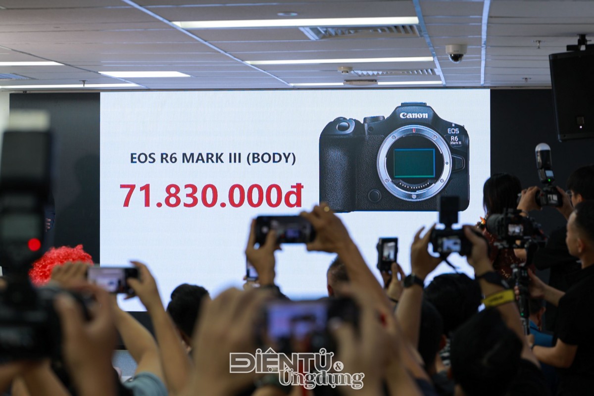 Canon ra mắt máy ảnh EOS R6 Mark III và ống kính RF 45mm f/1.2 STM