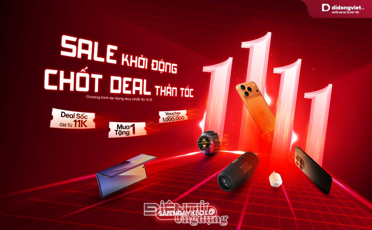 Đại tiệc mua sắm 11/11 ở Di Động Việt có gì? Đại tiệc mua sắm 11/11 ở Di Động Việt có gì?