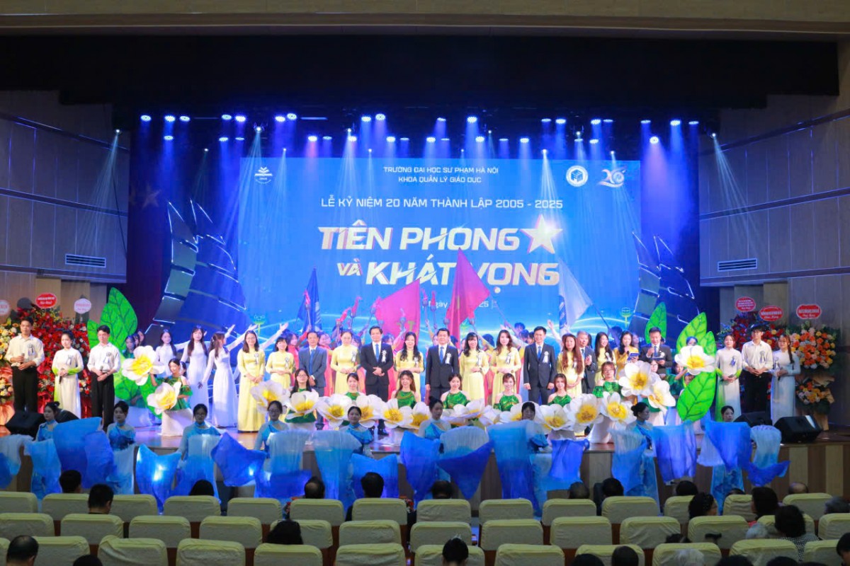 Khoa Quản lý giáo dục – Trường Đại học Sư phạm Hà Nội kỷ niệm 20 năm thành lập