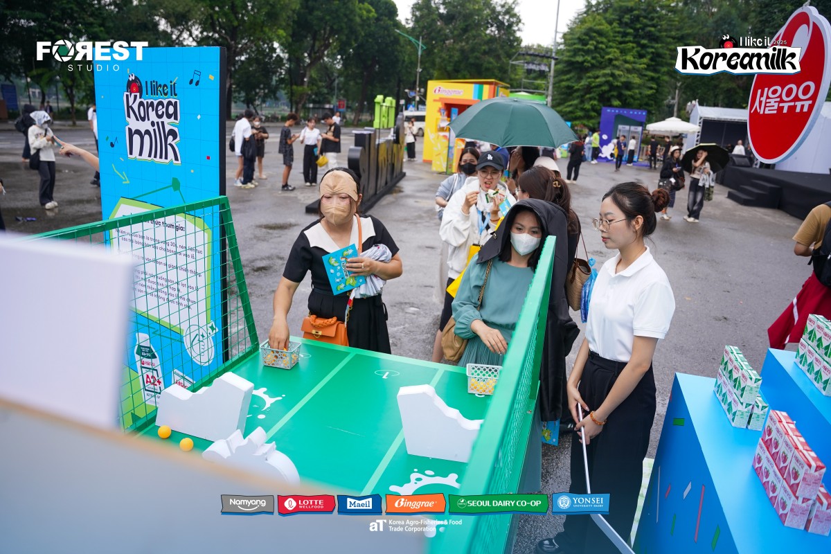 Hà Nội náo nhiệt với sự kiện 'I Like It Korea Milk': Thử sữa Hàn Quốc, thưởng thức âm nhạc