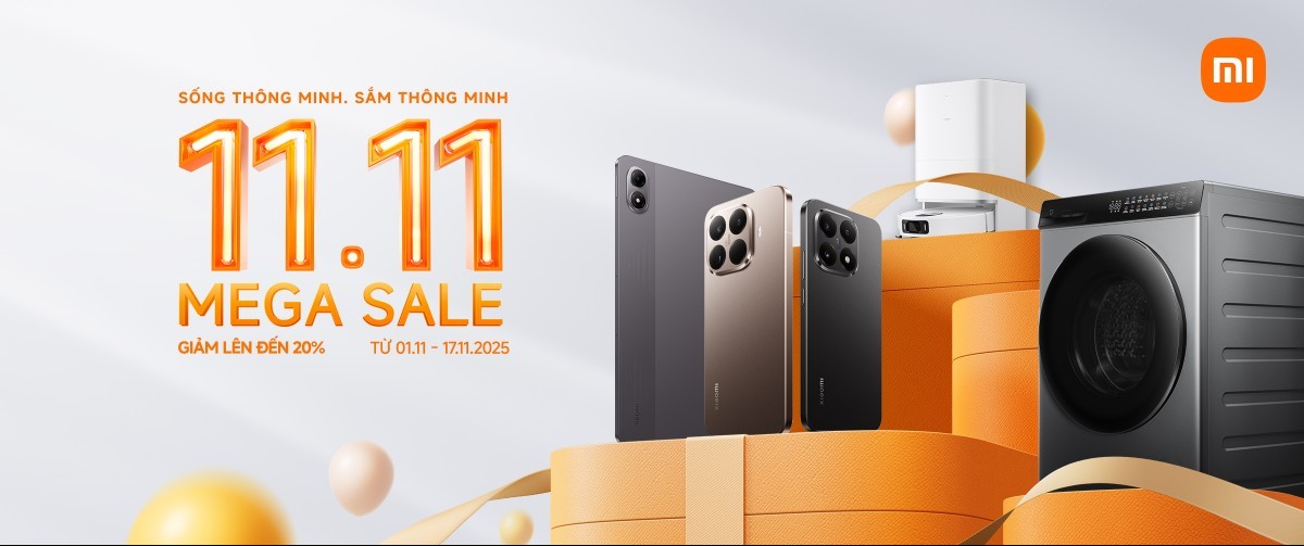 Xiaomi 11.11 Mega Sale, ưu đãi toàn hệ sinh thái