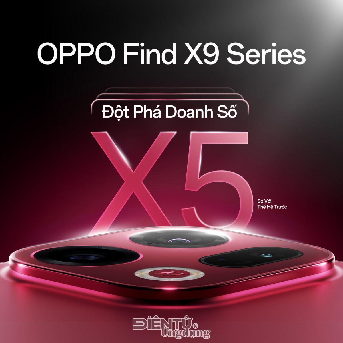 OPPO Find X9 Series tăng trưởng gấp 5 lần so với Find X8 Series