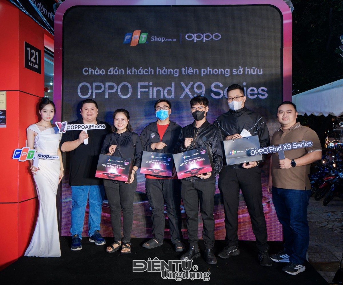 OPPO Find X9 Series tăng trưởng gấp 5 lần so với Find X8 Series