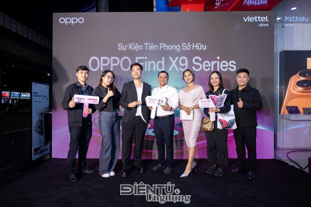 OPPO Find X9 Series tăng trưởng gấp 5 lần so với Find X8 Series