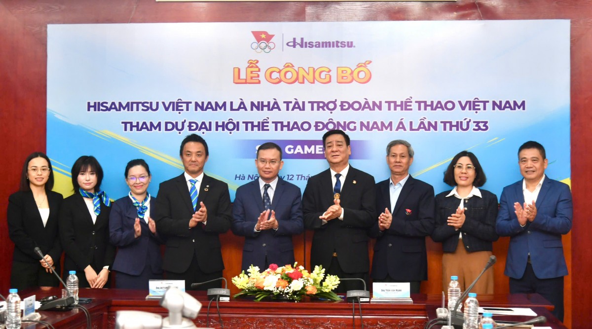 Hisamitsu đồng hành cùng Đoàn Thể thao Việt Nam tại SEA Games 33