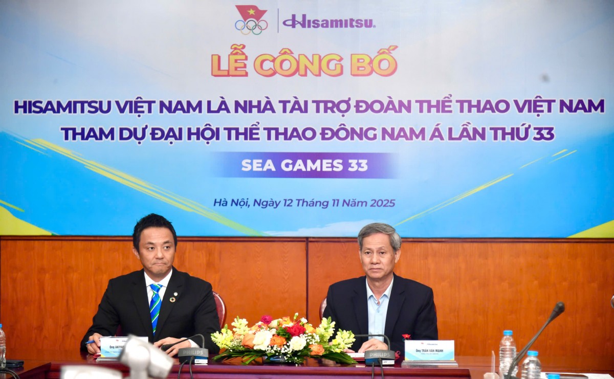 Hisamitsu đồng hành cùng Đoàn Thể thao Việt Nam tại SEA Games 33