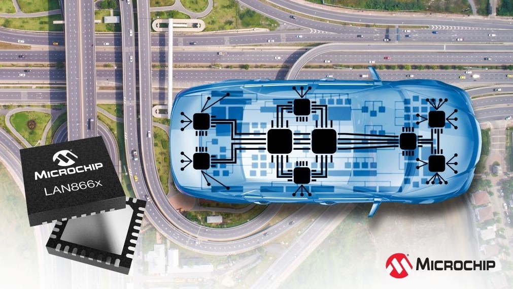 Microchip ra mắt chip 10BASE-T1S giúp xe hơi kết nối mạng không cần viết phần mềm riêng