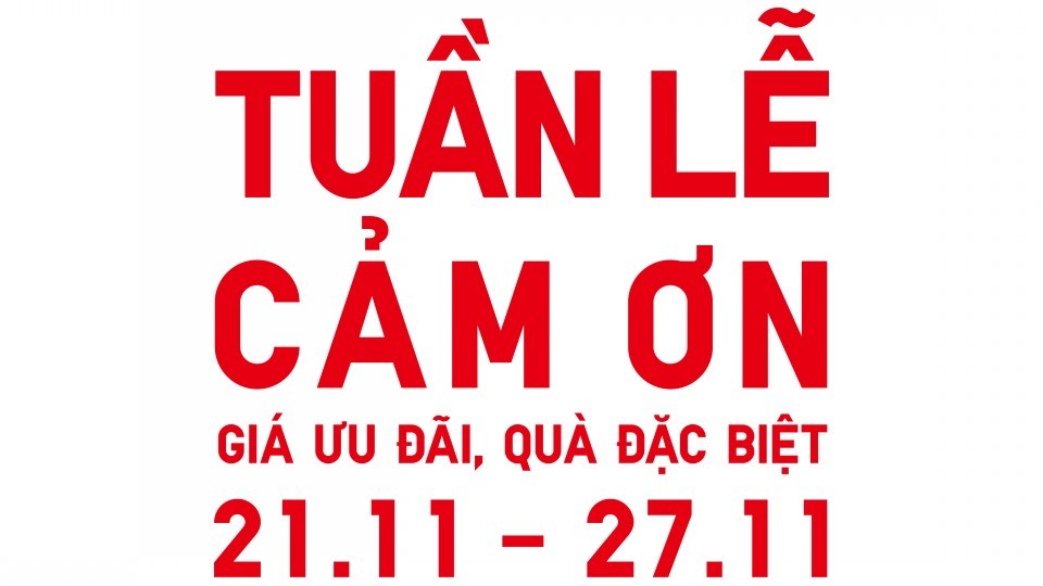 UNIQLO khởi động Tuần Lễ cảm ơn 2025 từ 21-27/11 với nhiều ưu đãi và quà tặng hấp dẫn