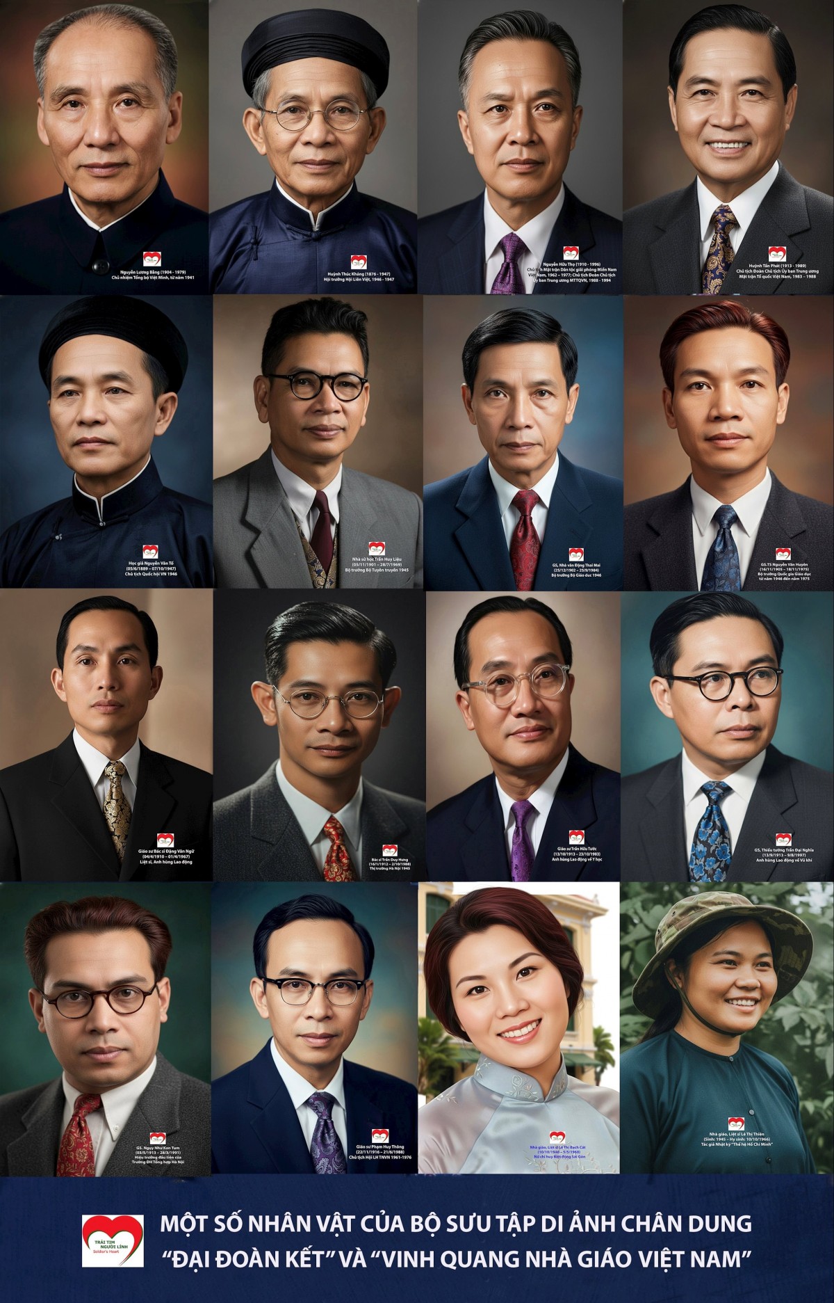 Ra mắt Bộ sưu tập di ảnh chân dung “Đại đoàn kết” và “Vinh quang Nhà giáo Việt Nam”: Hành trình tri ân những con người làm nên lịch sử Ra mắt Bộ sưu tập di ảnh chân dung “Đại đoàn kết” và “Vinh quang Nhà giáo Việt Nam”: Hành trình tri ân những con người làm nên lịch sử