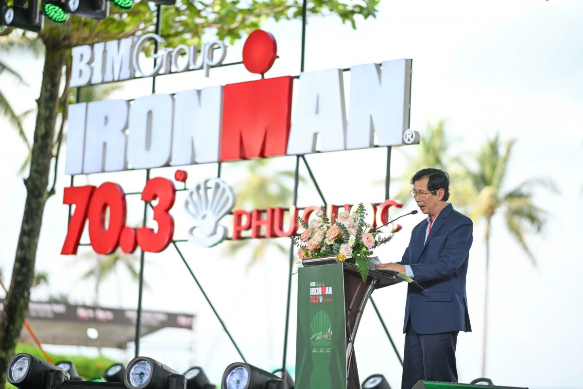 An Giang: Khai mạc Tuần lễ BIM Group IRONMAN 70.3 Phú Quốc 2025 An Giang: Khai mạc Tuần lễ BIM Group IRONMAN 70.3 Phú Quốc 2025