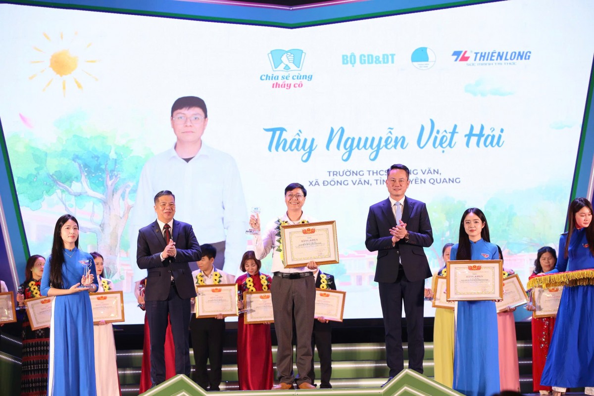 ‘Chia sẻ cùng thầy cô 2025’: Tuyên dương 80 thầy cô giáo tiêu biểu ‘Chia sẻ cùng thầy cô 2025’: Tuyên dương 80 thầy cô giáo tiêu biểu