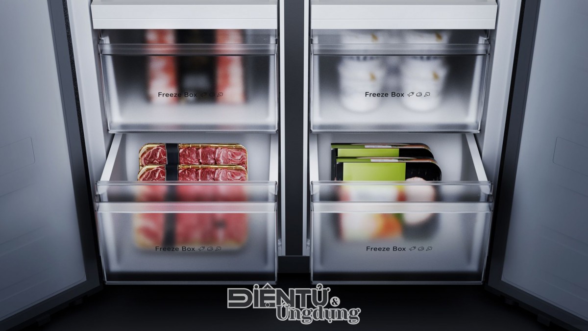 Cùng ‘soi’ tủ lạnh Mijia Refrigerator Cross Door 510L của Xiaomi Cùng ‘soi’ tủ lạnh Mijia Refrigerator Cross Door 510L của Xiaomi