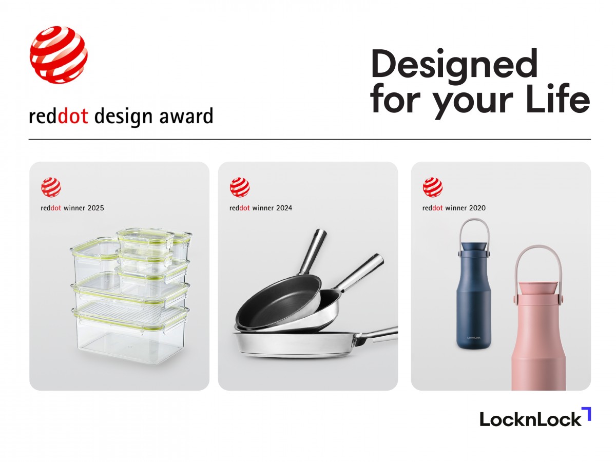 LocknLock khẳng định vị thế toàn cầu qua giải Red Dot và iF Design Award