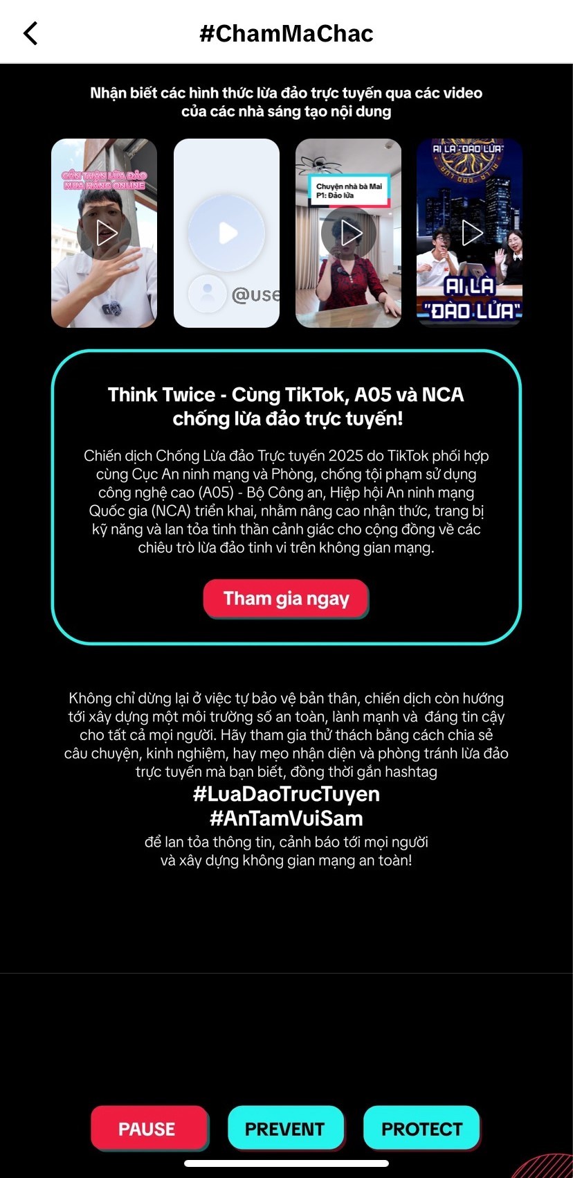 TikTok triển khai hệ thống cảnh báo lừa đảo trực tiếp trong ứng dụng