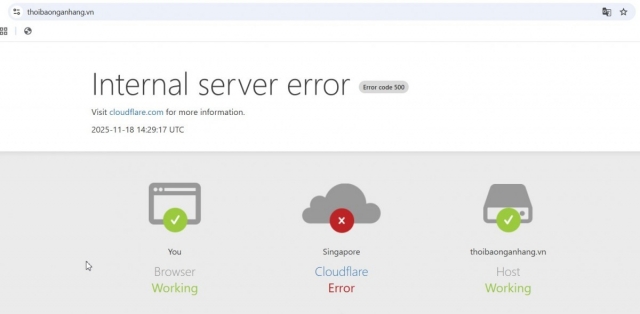 Internet toàn cầu tê liệt vì Cloudflare gặp sự cố nghiêm trọng