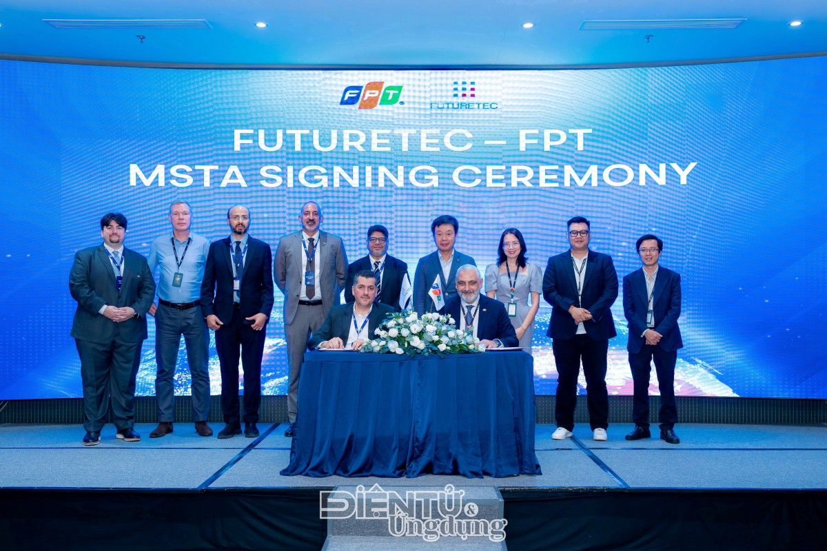 Lễ ký kết hợp tác giữa FPT và FutureTEC.