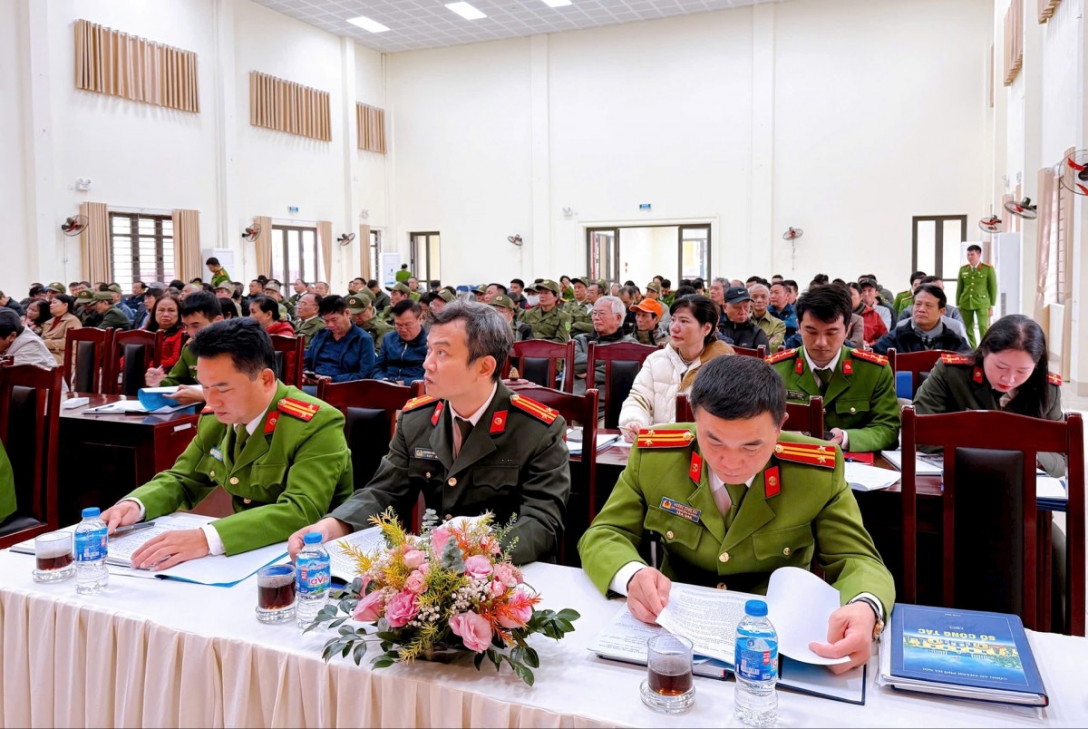 Công an phường Thanh Liệt mở Hội nghị lắng nghe dân góp ý