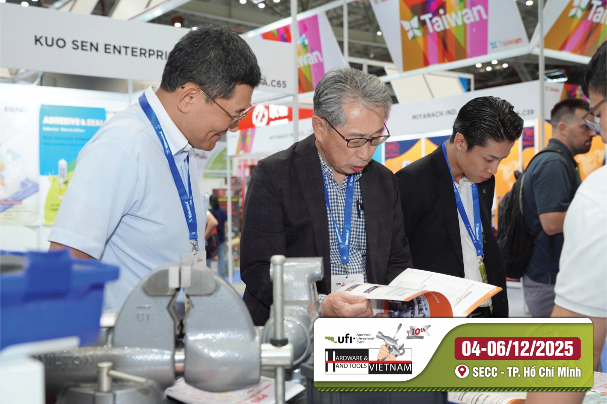 Gần 400 doanh nghiệp tham dự Triển lãm Ngũ kim duy nhất tại Việt Nam