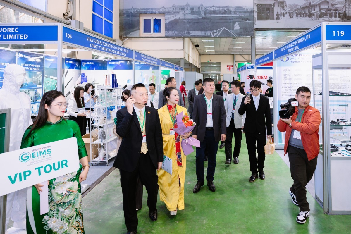 GEIMS Việt Nam 2025 - Khởi nguồn làn sóng sản xuất thông minh của ngành điện tử