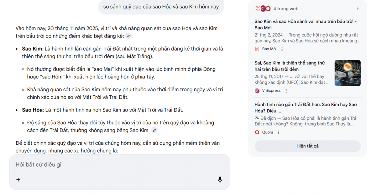 Google Search tích hợp Gemini 3: Khởi đầu kỷ nguyên tìm kiếm đa phương thức