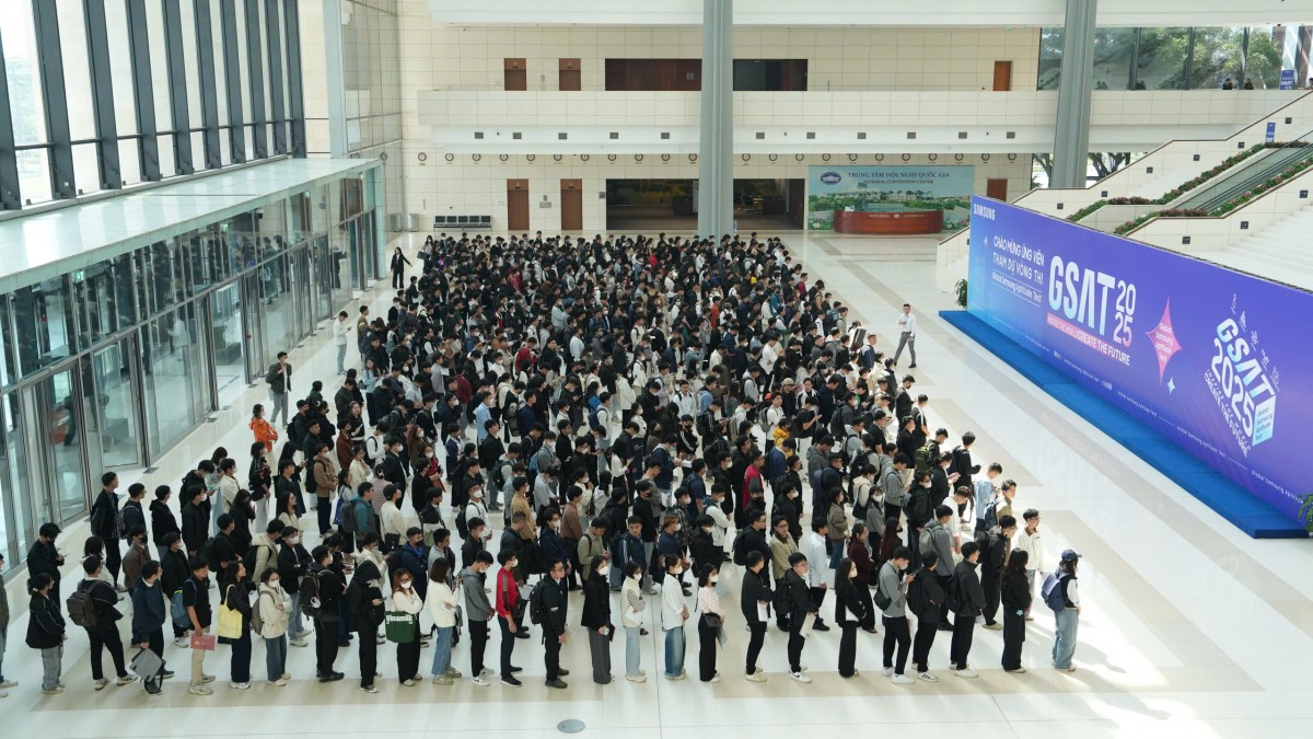 Samsung tổ chức vòng thi GSAT tại Hà Nội, tìm kiếm nhân lực công nghệ cho năm 2025