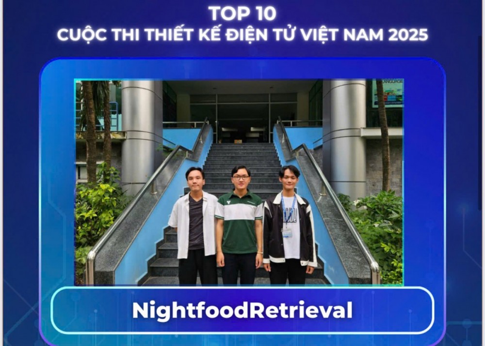 Chính thức lộ diện Top 10 đội thi vào Chung kết Cuộc thi Thiết kế Điện tử Việt Nam 2025