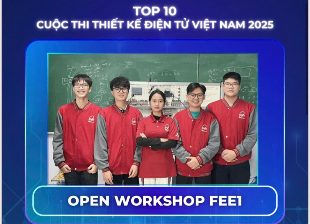 Chính thức lộ diện Top 10 đội thi vào Chung kết Cuộc thi Thiết kế Điện tử Việt Nam 2025