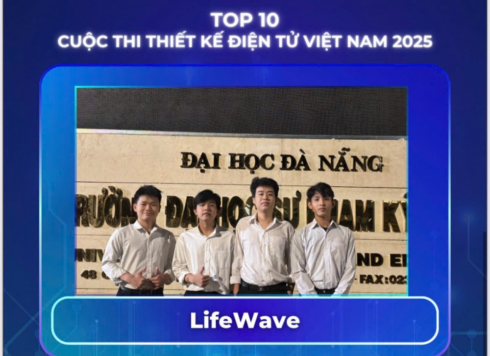 Chính thức lộ diện Top 10 đội thi vào Chung kết Cuộc thi Thiết kế Điện tử Việt Nam 2025