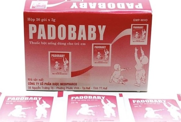Lô thuốc hạ sốt Padobaby không đạt tiêu chuẩn