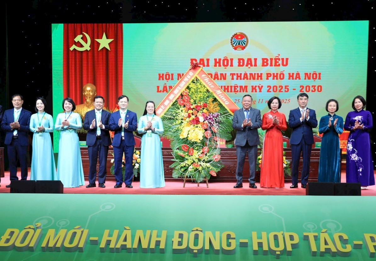 Bà Phạm Hải Hoa tái giữ chức Chủ tịch Hội Nông dân thành phố Hà Nội nhiệm kỳ 2025-2030