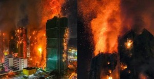 Hiệu ứng ống khói góp phần khiến đám cháy chung cư Hong Kong lan nhanh và rộng