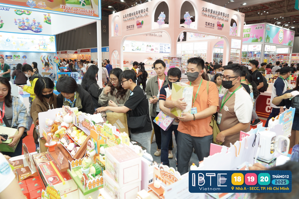 IBTE 2025: Điểm đến không thể bỏ lỡ của ngành đồ chơi và sản phẩm mẹ & bé