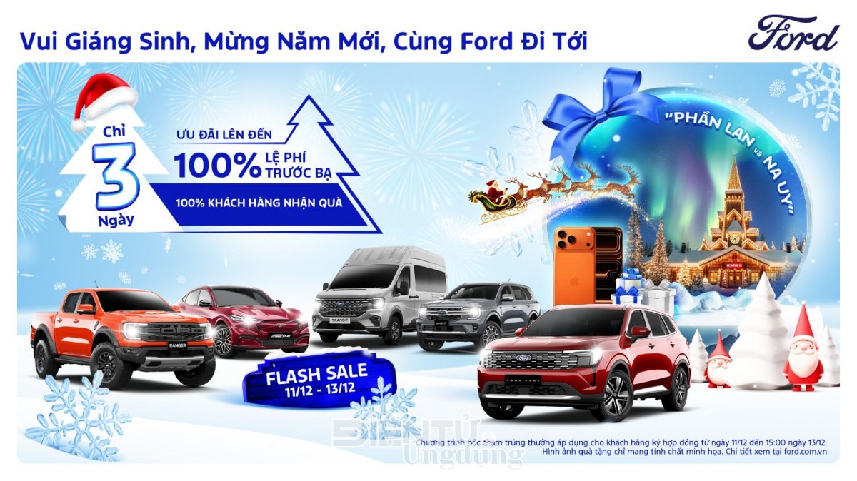 Tháng 12, Ford Việt Nam ưu đãi gì? Tháng 12, Ford Việt Nam ưu đãi gì?